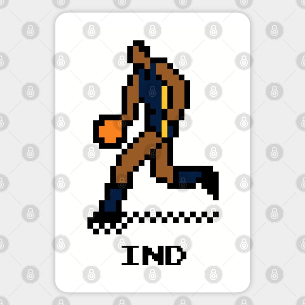 8-Bit Basketball - Indiana Magnet by The Pixel League